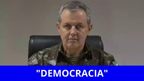 Veja o vídeo: Comandante do Exército: "Ameaça à democracia está no imaginário da Tropa!"