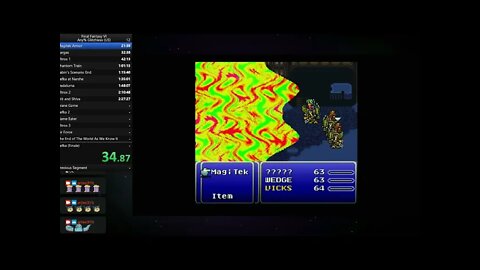 Final Fantasy VI Speedrun Any% Glitchless (US SNES Classic) 6:17:10 7/14/21