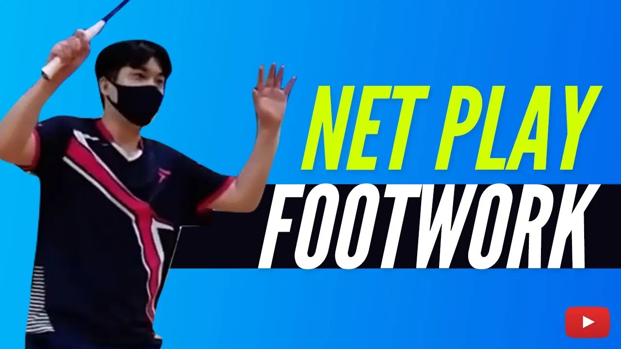 Badminton Net Play Footwork with Coach Jungmin - Anazo_Badminton - Korean with English Subtitles