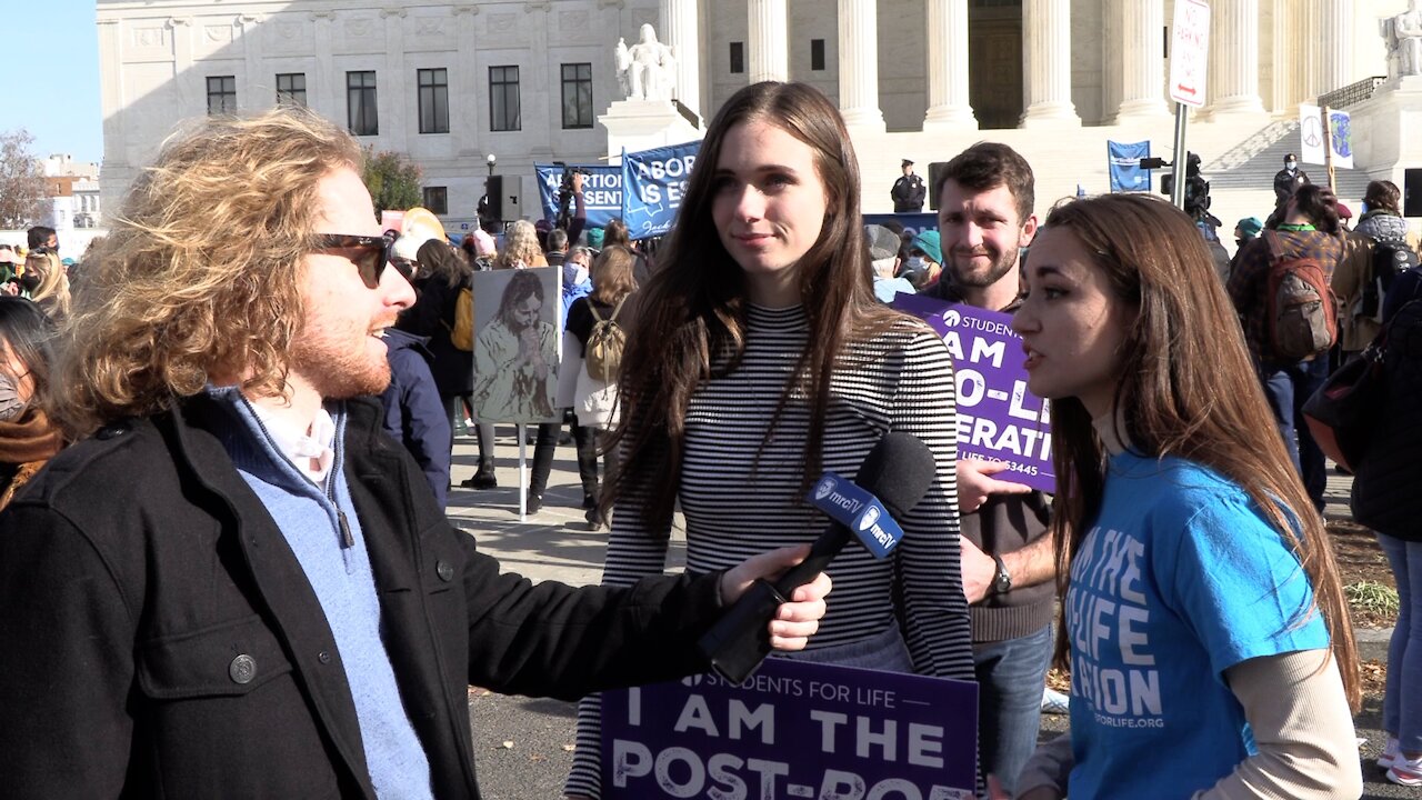 MRCTV On The Street: Abortion Case Draws Rival Protests