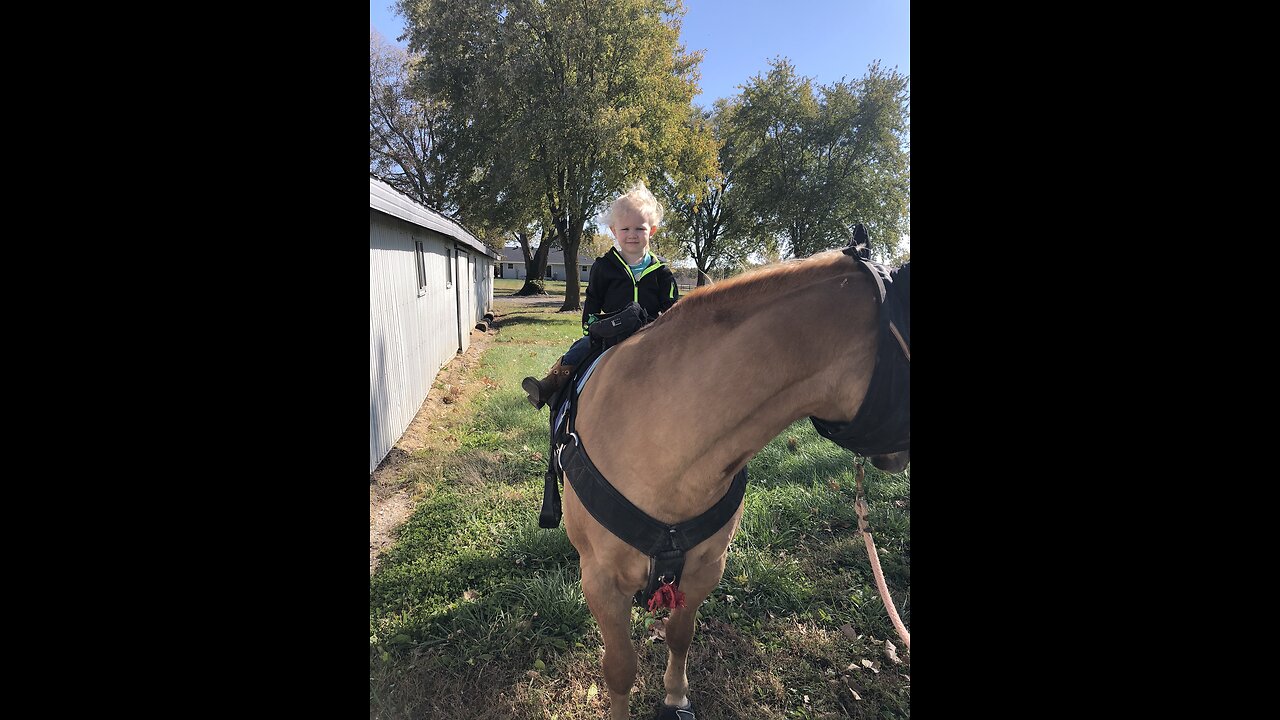 Trail ride with Elly and Rose