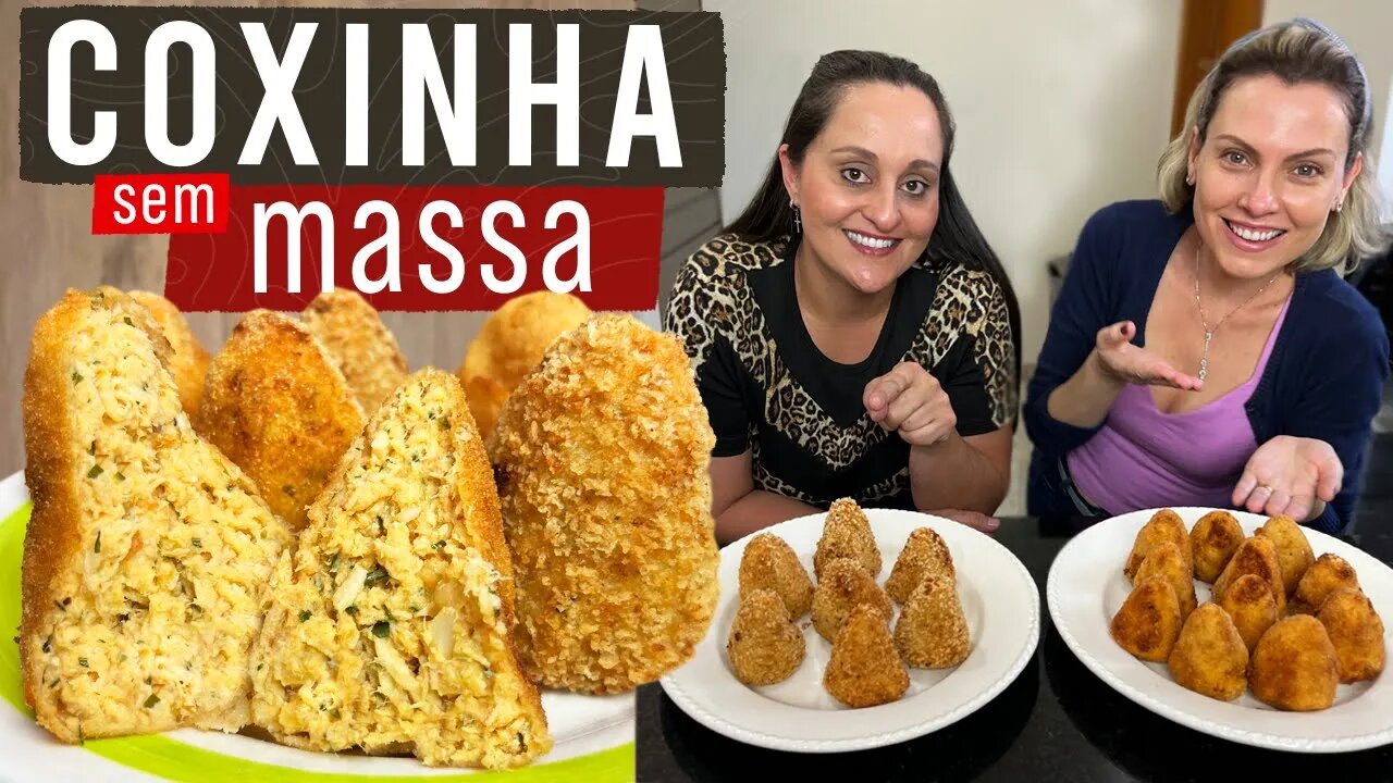 COXINHA FIT SEM MASSA - SÓ PROTEÍNA