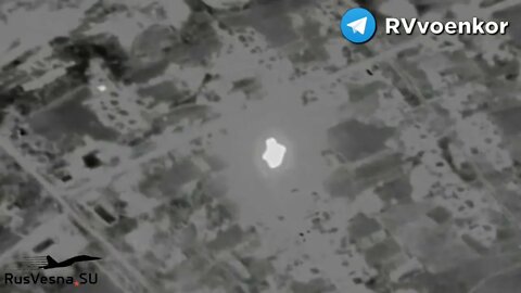 Russian Strike Destroys Ukranaina Military Target