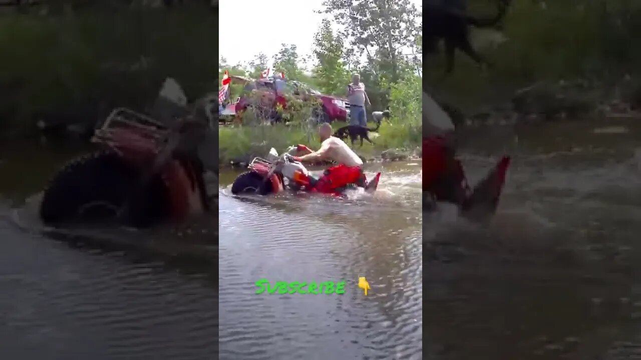 Trike boat on a pond floating