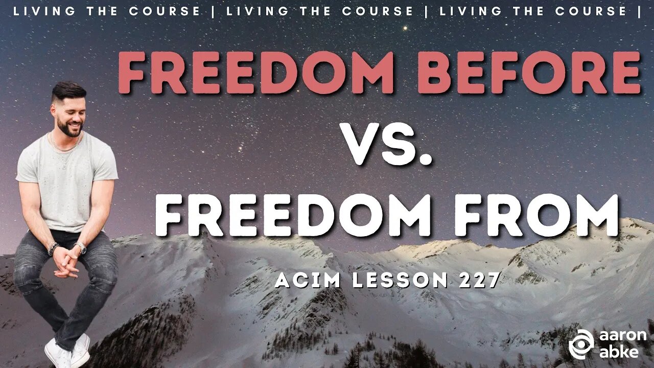 This Is My Holy Instant Of Release // ACIM Lesson 227