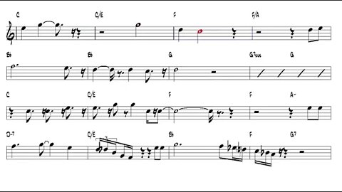 Up Where We Belong Joe Cocker Alto Sax