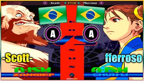 Street Fighter Alpha 3 (-Scott- Vs. fferroso) [Brazil Vs. Brazil]