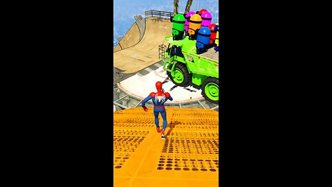 GTA 5 Spiderman vs Minions: Epic Showdown 09