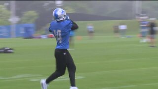 Wide receivers DJ Chark, Amon-Ra St. Brown standing out at Lions training camp