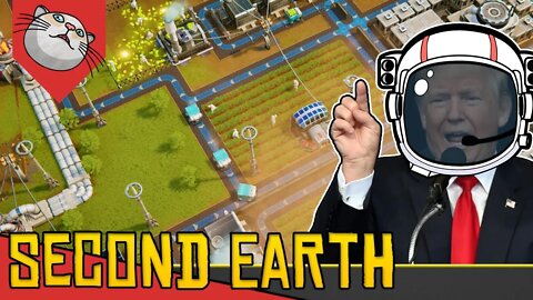 Construindo a MURALHA em MARTE! - Second Earth [Conhecendo o Jogo Gameplay Português PT-BR]