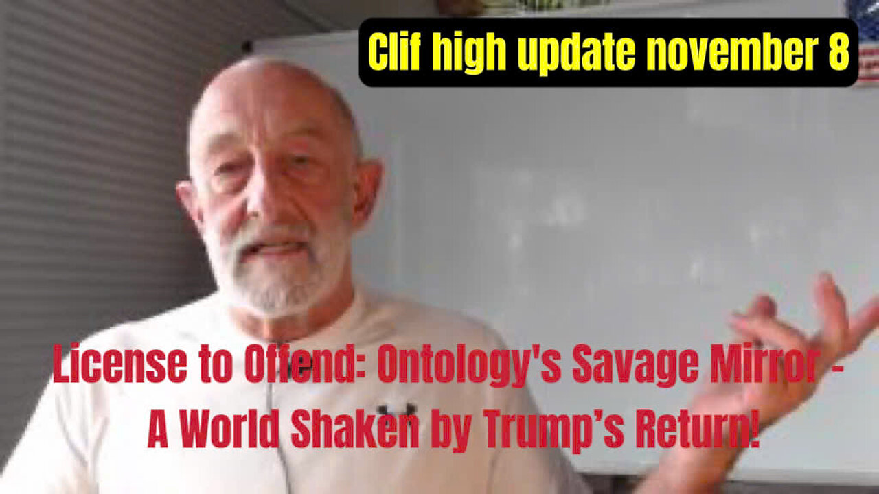 CLIF HIGH : License to Offend: Ontology's Savage Mirror – A World Shaken by Trump’s Return!