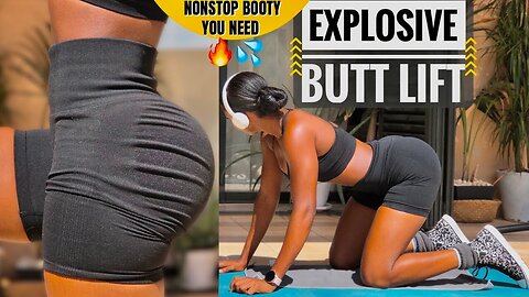 EXPLOSIVE BOOTY LIFT In 14 Days on the floor | Booty Lift Not Thighs | No Equipments