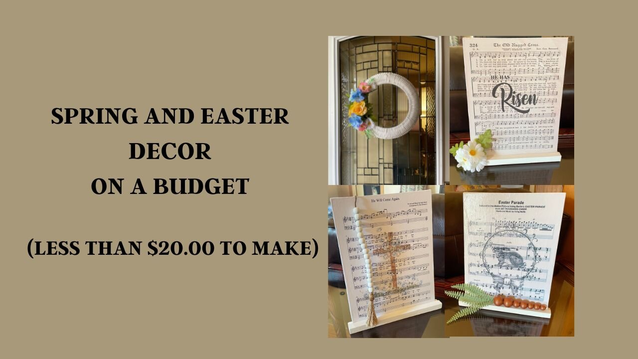 Spring & Easter Décor on a Budget