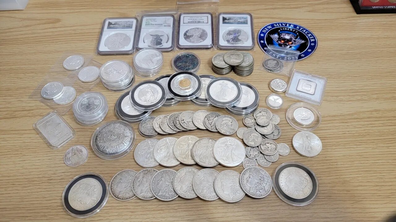 month 4 of silver stacking || Biggest Stack update so far! || my first gold