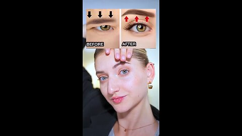 Face massage for hooded eyes #hoodedeyes