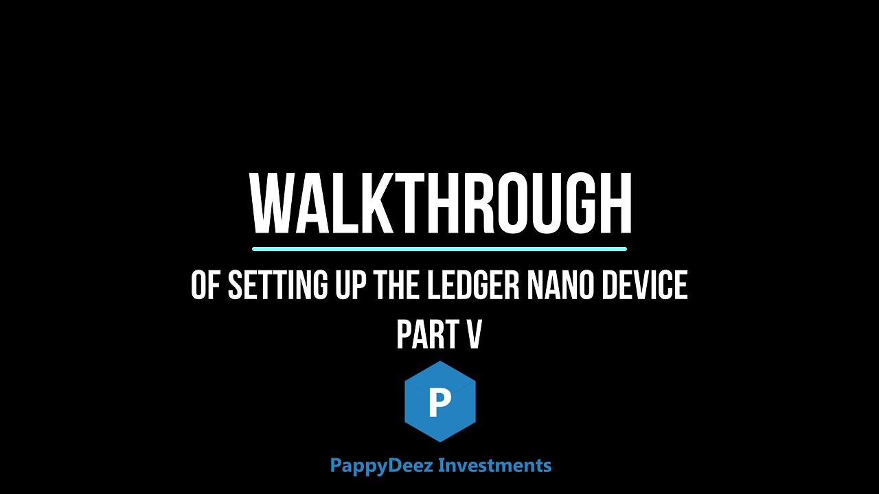 Ledger Nano Walkthrough Part V - Installing Wallet Apps