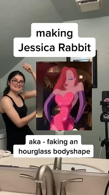 Making a Jessica Rabbit costume