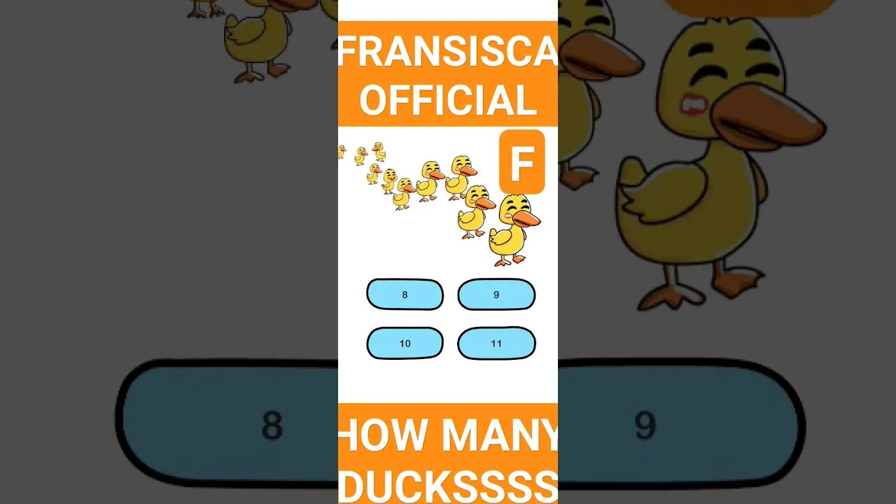 HOW MANY DUCKS