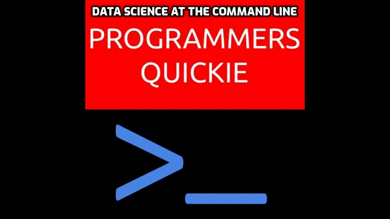 Data Science At The Command Line