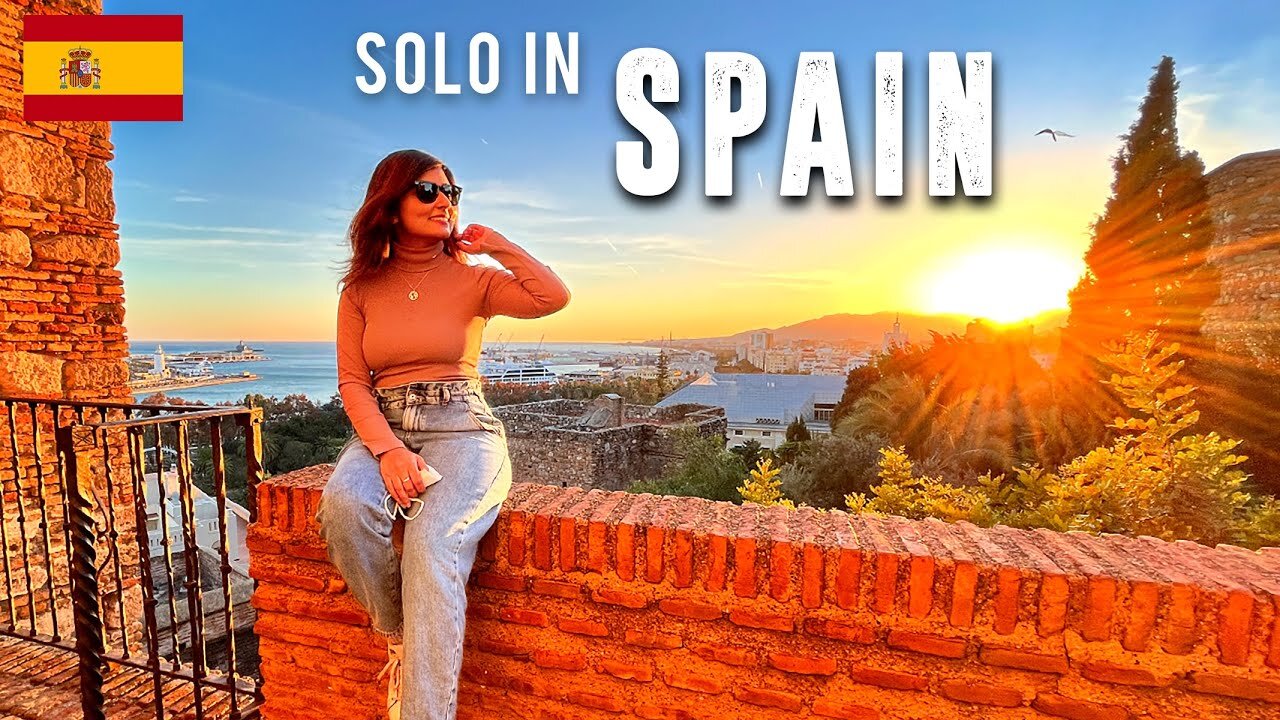 MALAGA TRAVEL VLOG Indian Girl Traveling Solo in Spain