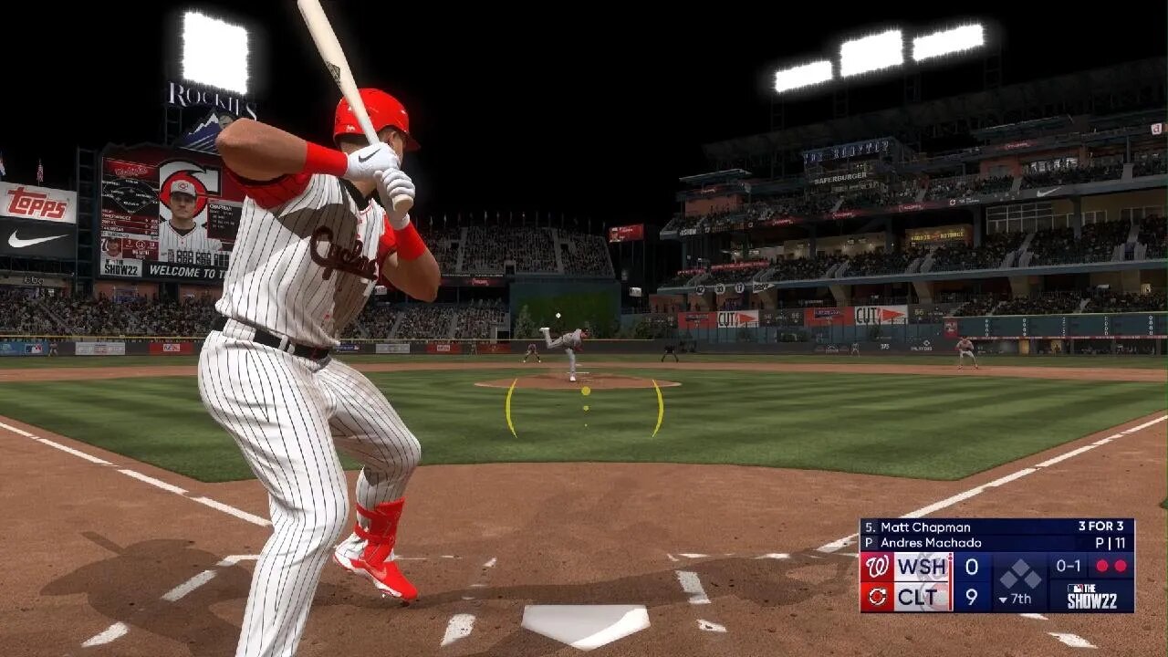 MLB The Show 22 M. Chapman 468 ft Blast