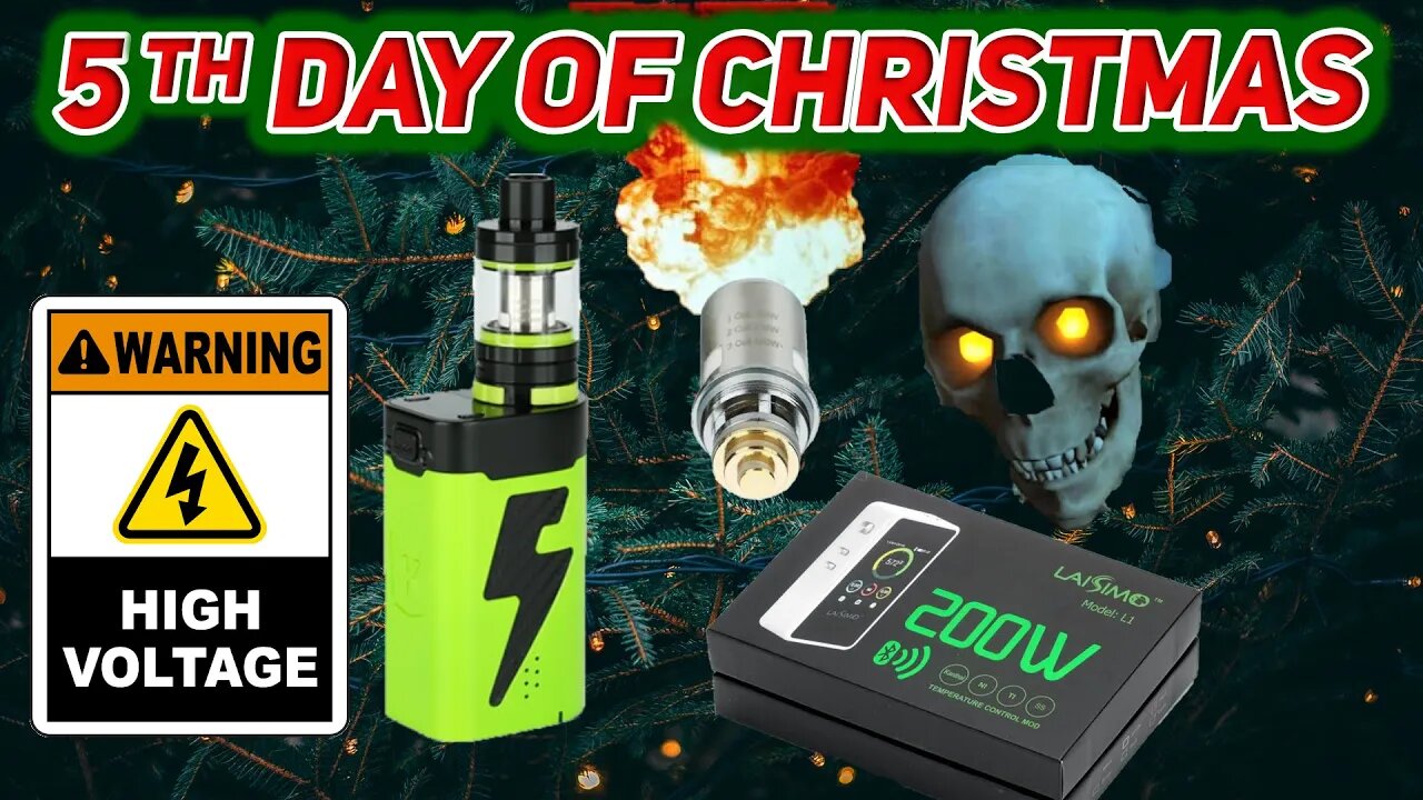 5th day of Christmas KangerTech Five 6 Explodes Laisimo L1 Budget Vape