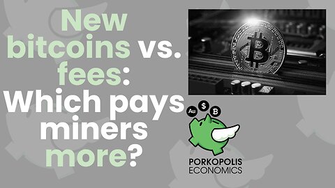 PE36: New bitcoins vs. fees - Which pays miners more?