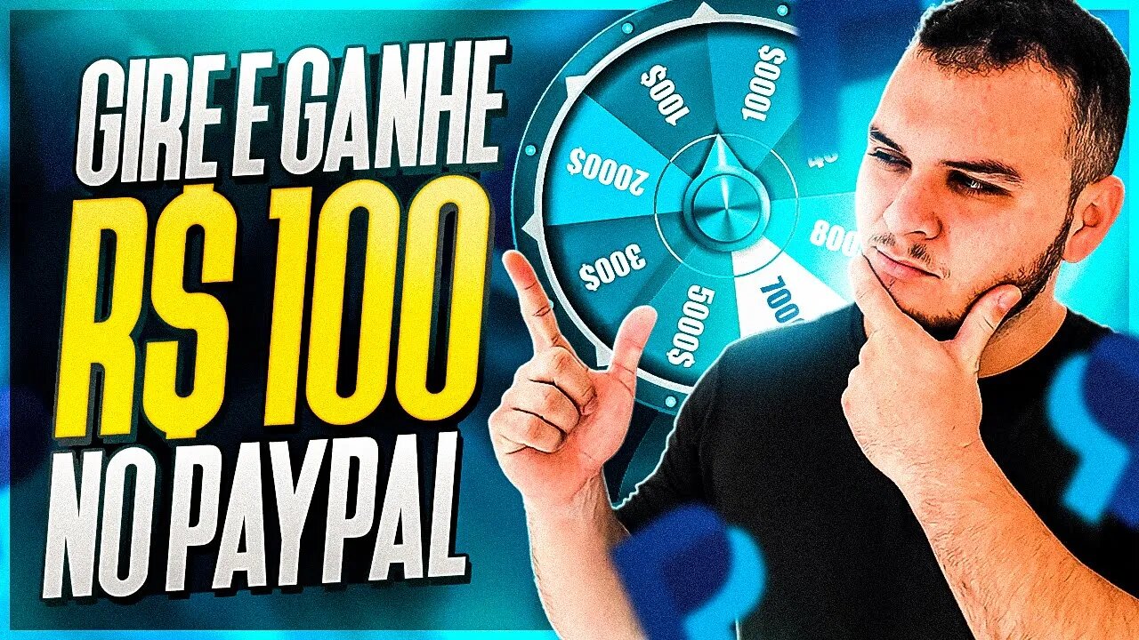 Ganhe $100 Girando a Roleta Secreta do PayPal (Como Ganhar Dinheiro no PayPal)