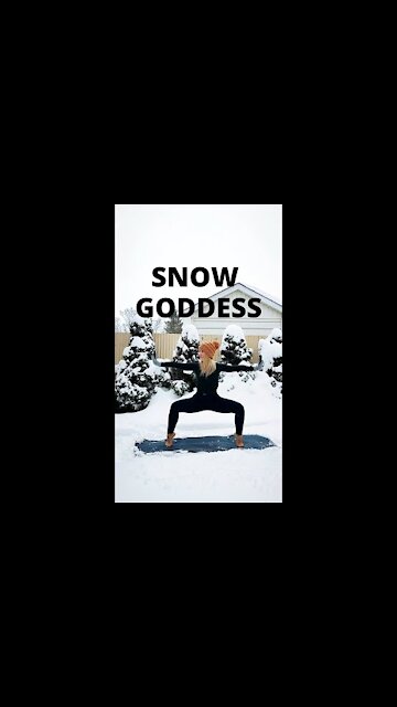 Snow Goddess __ YOGA Inspiration __ #shorts