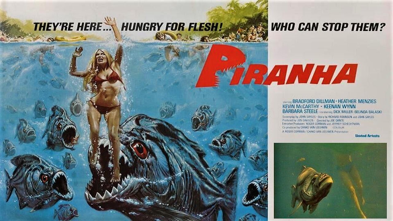 PIRANHA 1978 Hungry Mutant Piranhas Released into a Summer Resort Lake FULL MOVIE HD & W/S