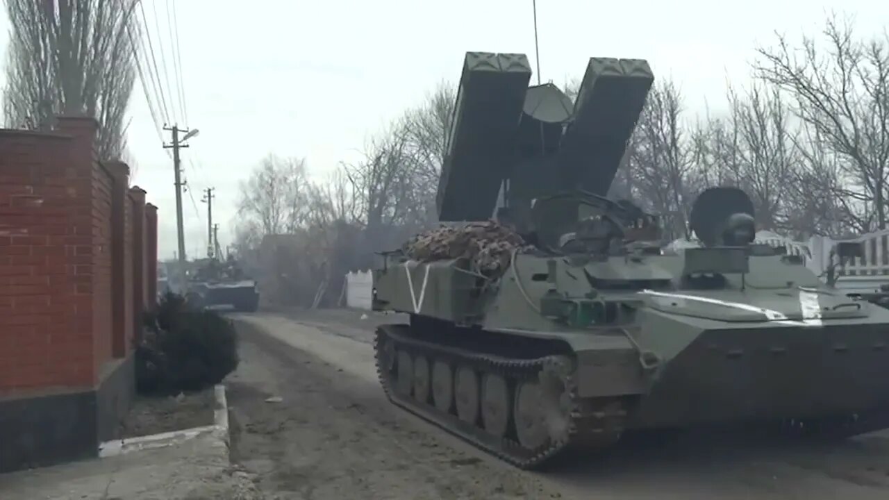 Russian Airborne Troops On The Move