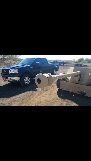 Anti Tank vs Truck - Fullmag Slow Motion #shorts