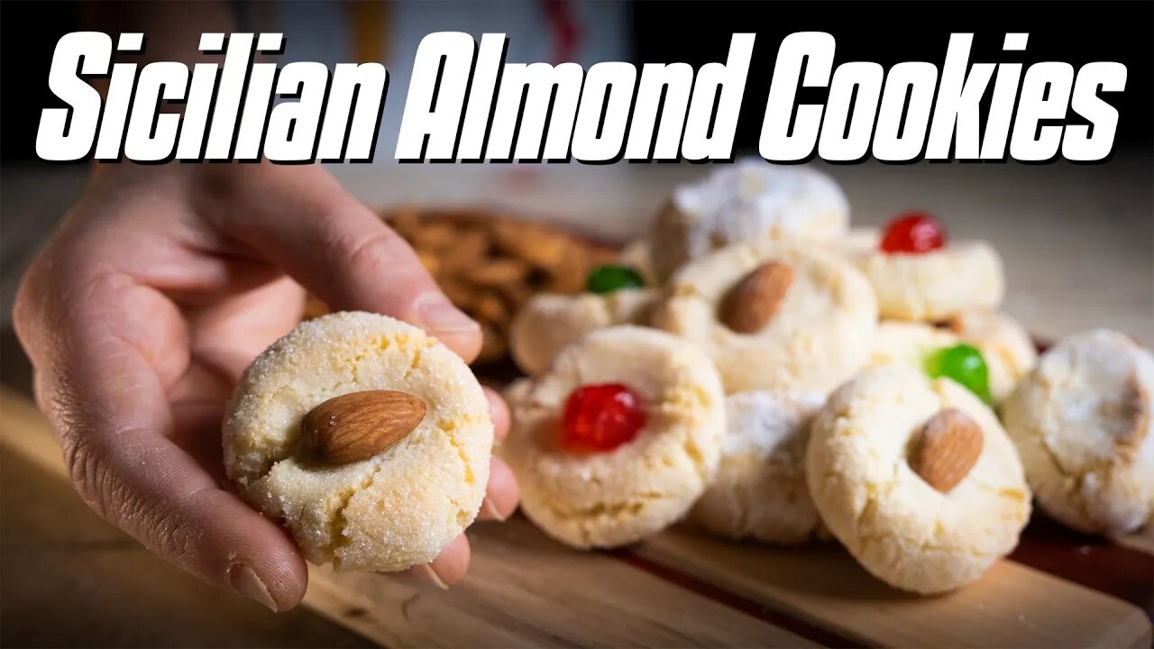 How to Make PASTE DI MANDORLA | Sicilian Almond Cookie Recipe