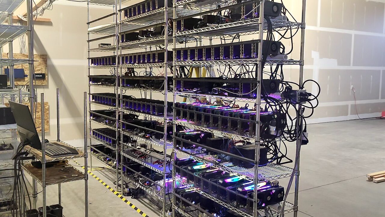 GPU RTX 3080 Mining Farm - Current Status of our Farm in October 2021