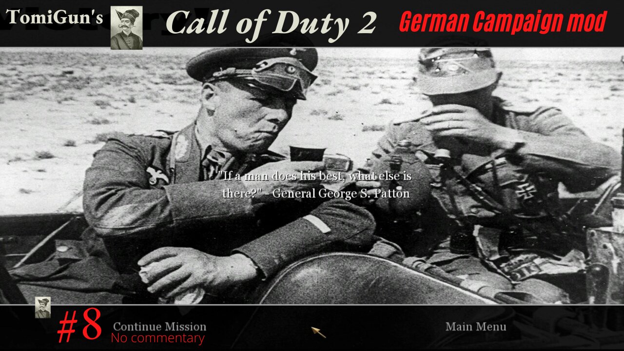 Call of Duty 2 - German Campaign mod series Part 8: Hold the Line (max difficulty)