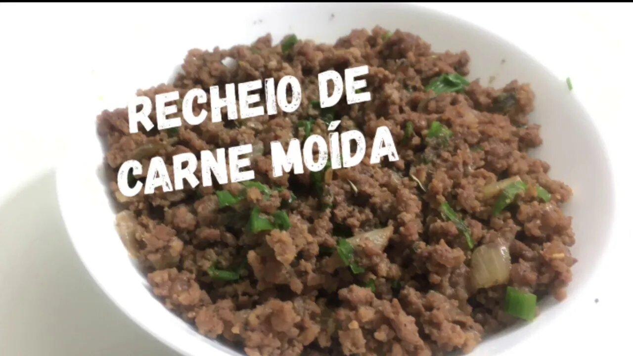 Semana Especial de Recheios Salgados - Recheio de Carne Moida