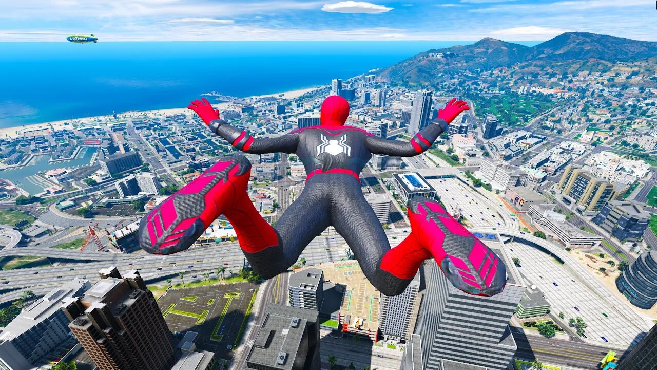 GTA 5 Spiderman Epic Jumps Ragdolls Stunts Jumps/Fails With GTA BLADE (Euphoria Ragdolls) eps.127