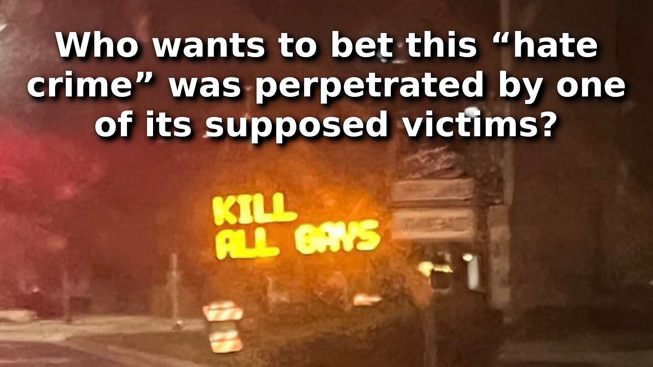 Someone Changed Florida Traffic Alert Sign to Say “KILL ALL GAYS”, Wreaks of Smollet Style Gayop