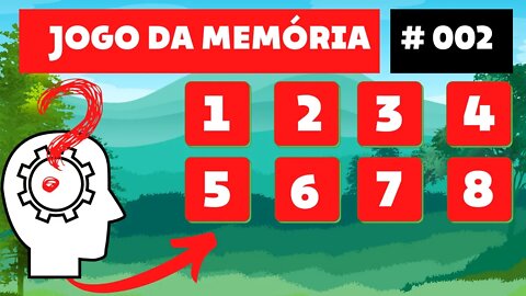 JOGO DA MEMÓRIA | # 002 | ATIVE SUA MEMÓRIA | TESTE SUA MEMÓRIA FOTOGRÁFICA COM ESSA BRINCADEIRA