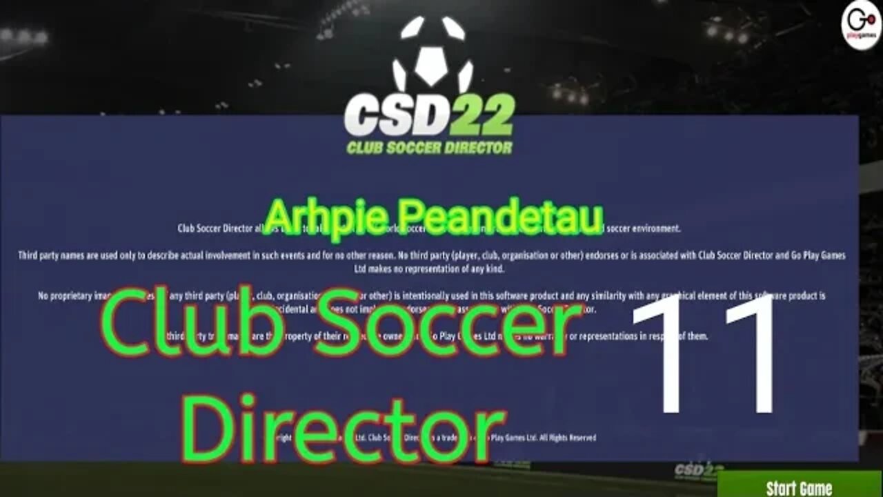 Club Soccer Director CSD22, pertandingan seru liga Inggris
