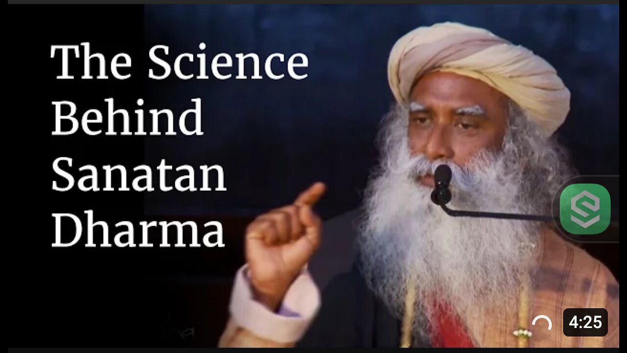 The Science Behind Sanatan dharma l Sadhguru