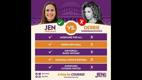 PROGRESSIVE MEDIA, FLA POLITICS, BERNIE, TRUMP, JEN PERELMAN DWS WORST NIGHTMARE
