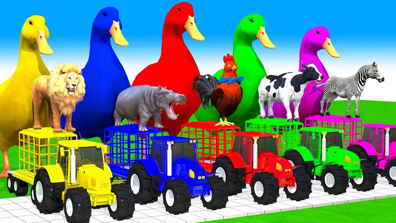 5 Giant Duck, Monkey, Cow, piglet,chicken, dinosaur,sheep, zebra, Transfiguration funny animal 2023