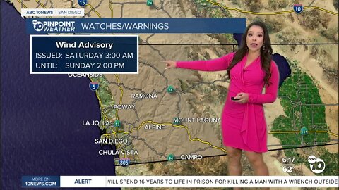 ABC 10News Weather with Meteorologist Angelica Campos