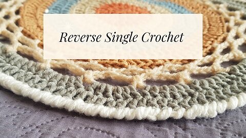 How to make reverse single crochet