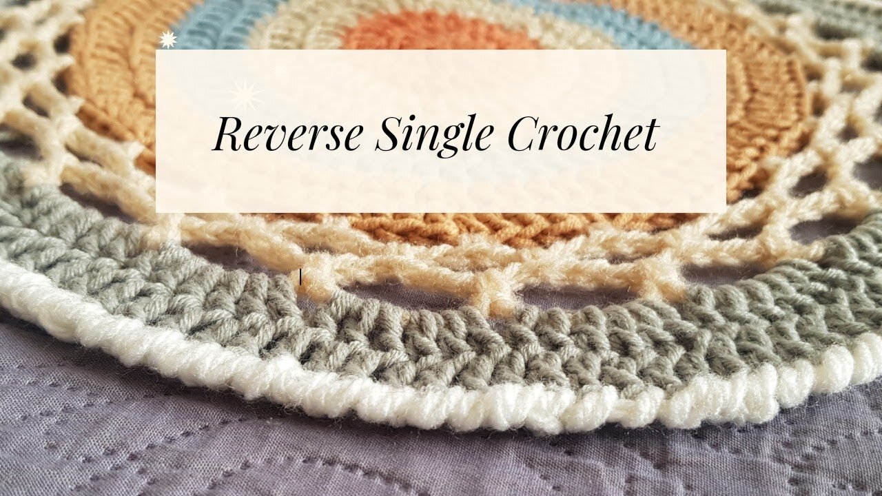 How to make reverse single crochet