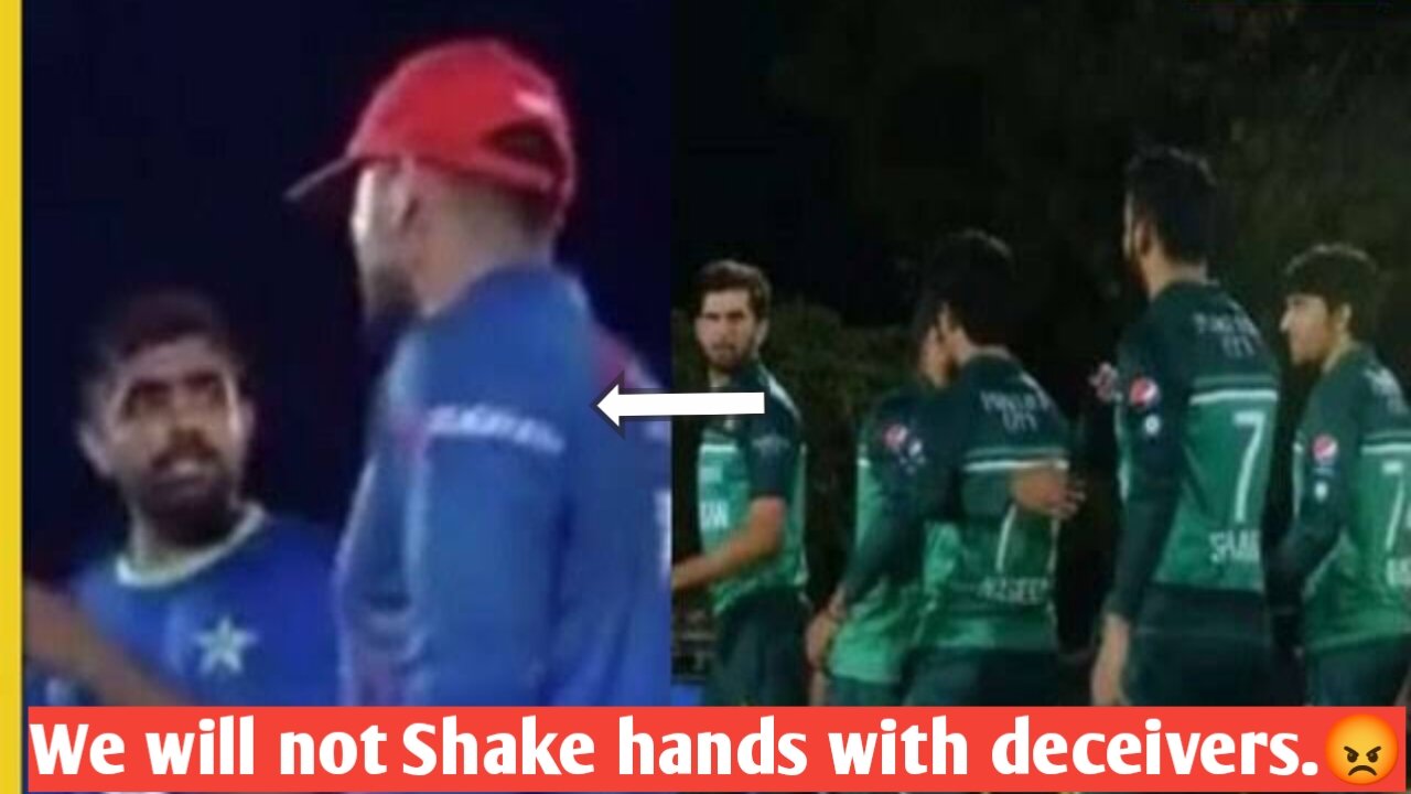 Shaheen shah afridi got angry on afghan players after 2nd odi