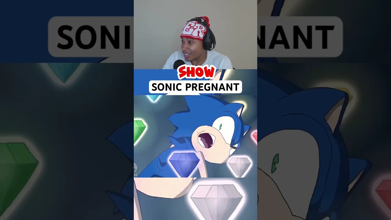 Sonic pregnant 3 (credit: Narmak) #animation #funny #meme #reaction #kingk3rr #shorts