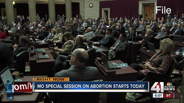 MO lawmakers convene for session on abortion