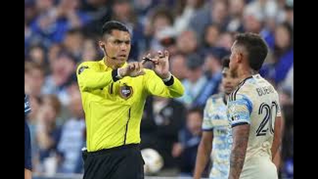 Check this out: Referee losing their cool video with crazy face.
